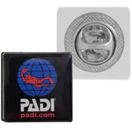 Square Lapel Badge – Pin Clip 30mm x 30mm